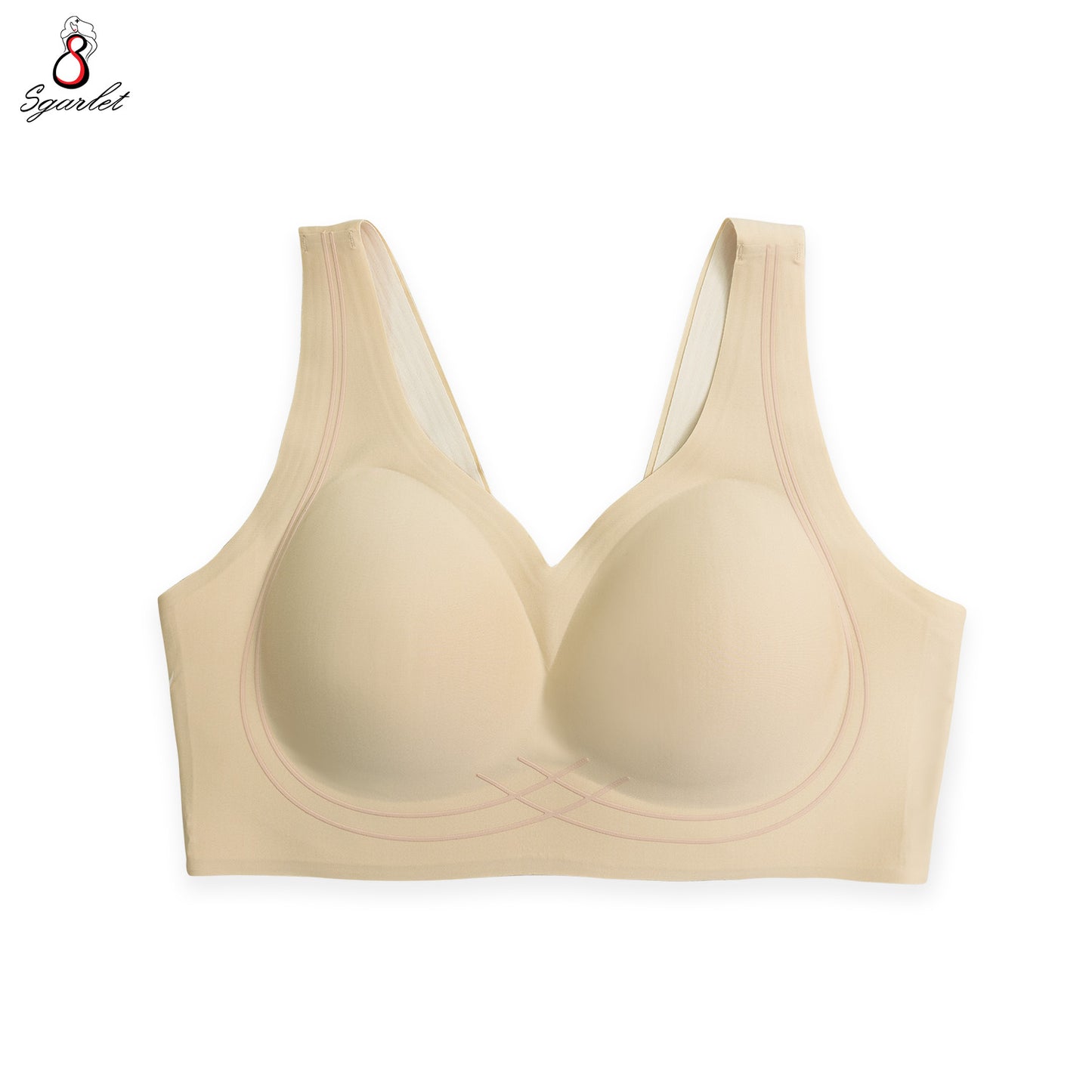 Sgarlet Plussize เสื้อในไร้โครง ไร้ตะเข็บ แบบ Bonding ใส่สบาย เรียบเนียนทั้งตัว MB1528