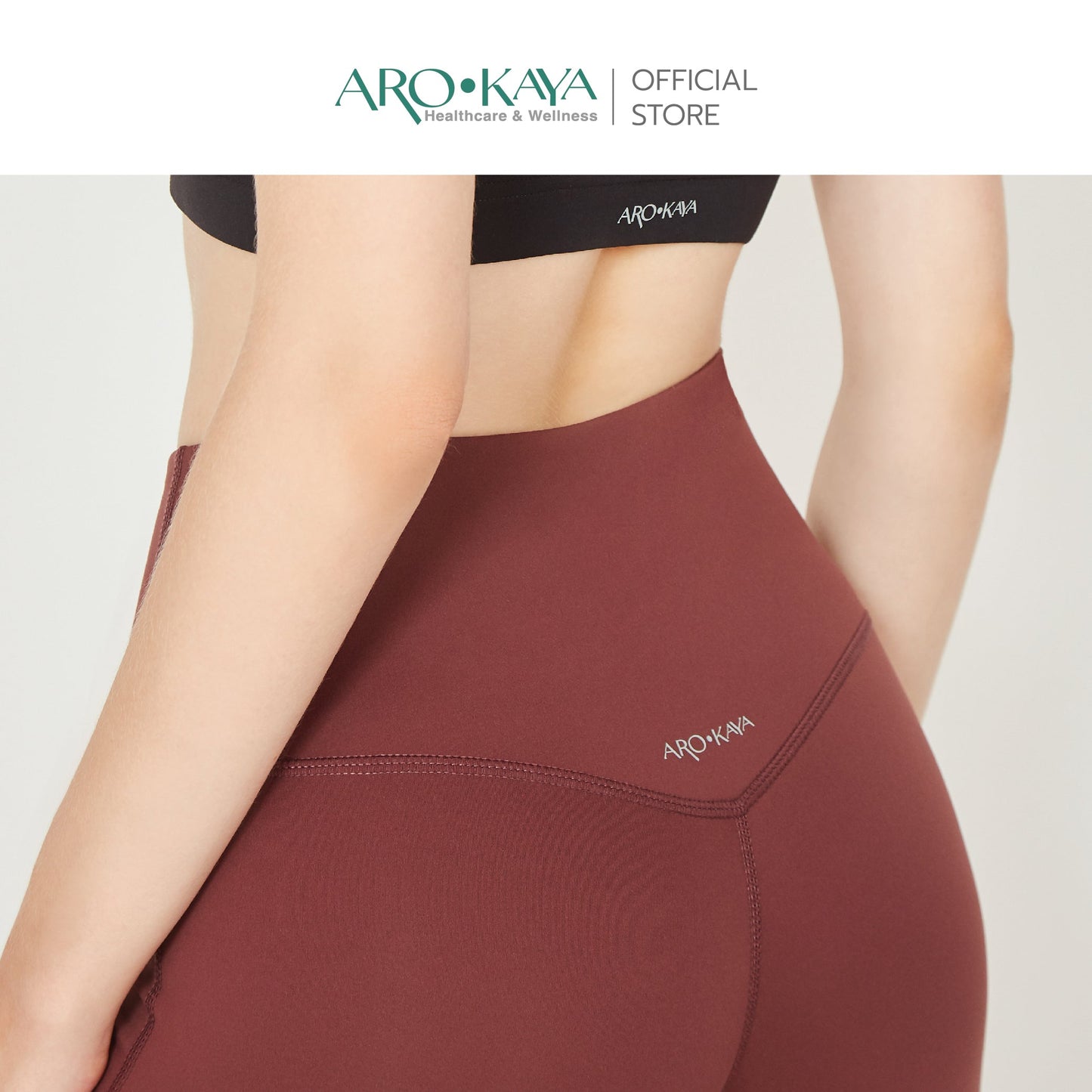 AROKAYA ACTIVE PANTS - MAE กางเกงออกกำลังกายขาห้าส่วน รุ่น AU5002