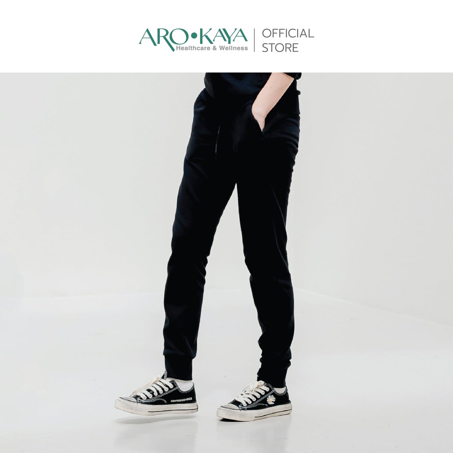 AROKAYA กางเกงวอร์มป้องกันรังสี UV ผ้าคลอลาเจน เย็นสบาย COLLAGEN WEAR