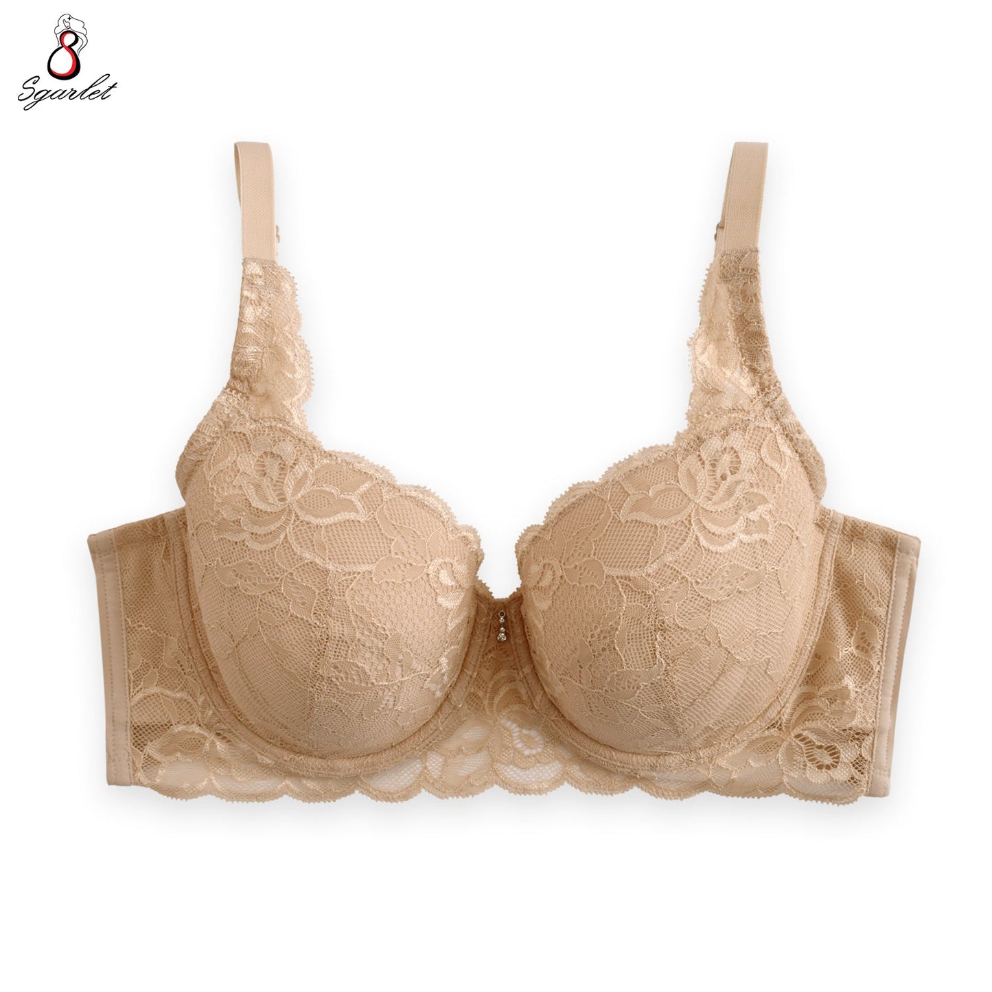 SGARLET PLUSSIZE Lace bra เสื้อชั้นในตกแต่งลูกไม้ รุ่น MB1721