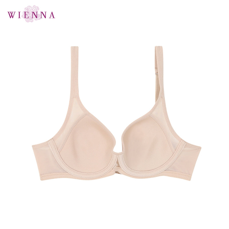WIENNA เสื้อในมีโครง ตัวเรียบ สีดำ สีเนื้อ สีน้ำเงิน รุ่น DB27291