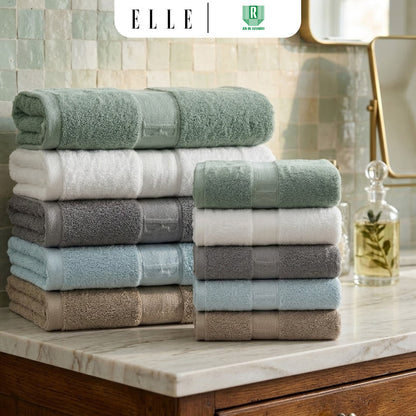 ELLE Bamboo Soft Touch ผ้าขนหนูผลิตจากเส้นใย Bamboo 70% Cotton30% [MGRTEC056]