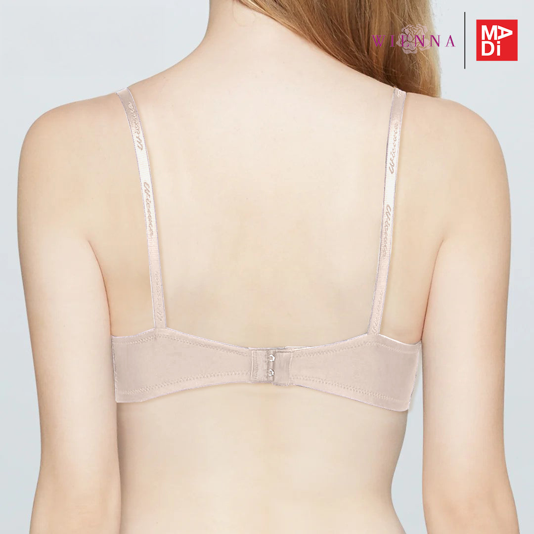 WIENNA Degrees Beautiful เสื้อในมีโครง ตัวเรียบ สีเนื้อ สีดำ รุ่น DB41422