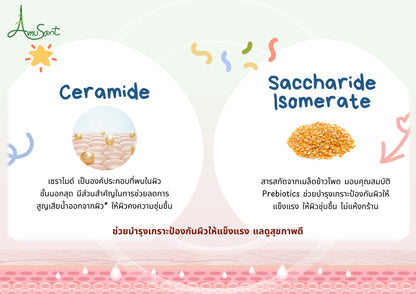 Amusant By Enfant ครีมทาผื่นผ้าอ้อม ครีมทาผื่นเด็ก ปกป้องผิวลูกน้อย ลดการระคายเคือง บำรุงผิวแห้ง สูตรอ่อนโยน EC100L