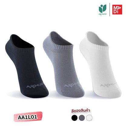 AROKAYA ZERO ODOR SOCKS - NO SHOW ถุงเท้าข้อสั้น รุ่น AA1L01