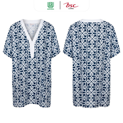 BSC ชุดเดรส ชุดลำลอง Cotton Gauze Breeze Dress (MGRASR109)