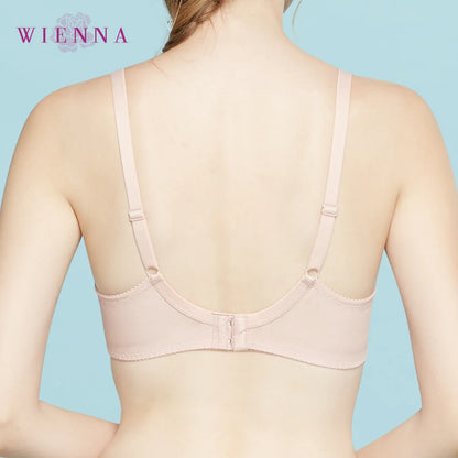 WIENNA (Garden Bloossom) เสื้อในมีโครง ลายลูกไม้ เสริมบาง รุ่น DB21903