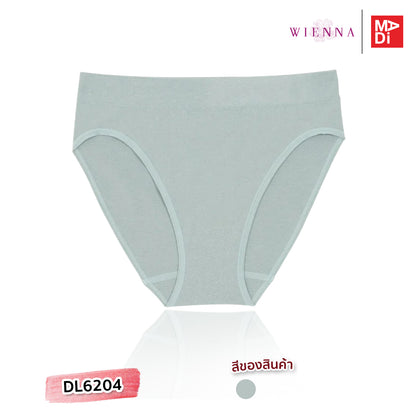 WIENNA VNZ Top-Dyed กางเกงชั้นใน แบบครึ่งตัว ระบายอากาศ สีเทา รุ่น DL6204