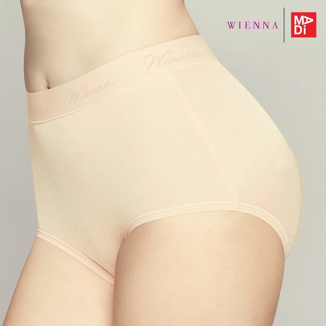 WIENNA (PANTIES SPANDEX) กางเกงชั้นใน แบบเต็มตัว แต่งขอบ รุ่น DU13104