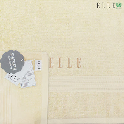 ELLE Towel สีใหม่ ผ้าขนหนูผลิตจากเส้นใยคอตตอน เส้นด้ายคู่ ผ้าเช็ดผม และผ้าเช็ดตัว มีขนาดให้เลือก (MGRTEC054) สีใหม่ล่าสุด