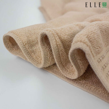 ELLE Towel สีใหม่ ผ้าขนหนูผลิตจากเส้นใยคอตตอน เส้นด้ายคู่ ผ้าเช็ดผม และผ้าเช็ดตัว มีขนาดให้เลือก (MGRTEC054) สีใหม่ล่าสุด