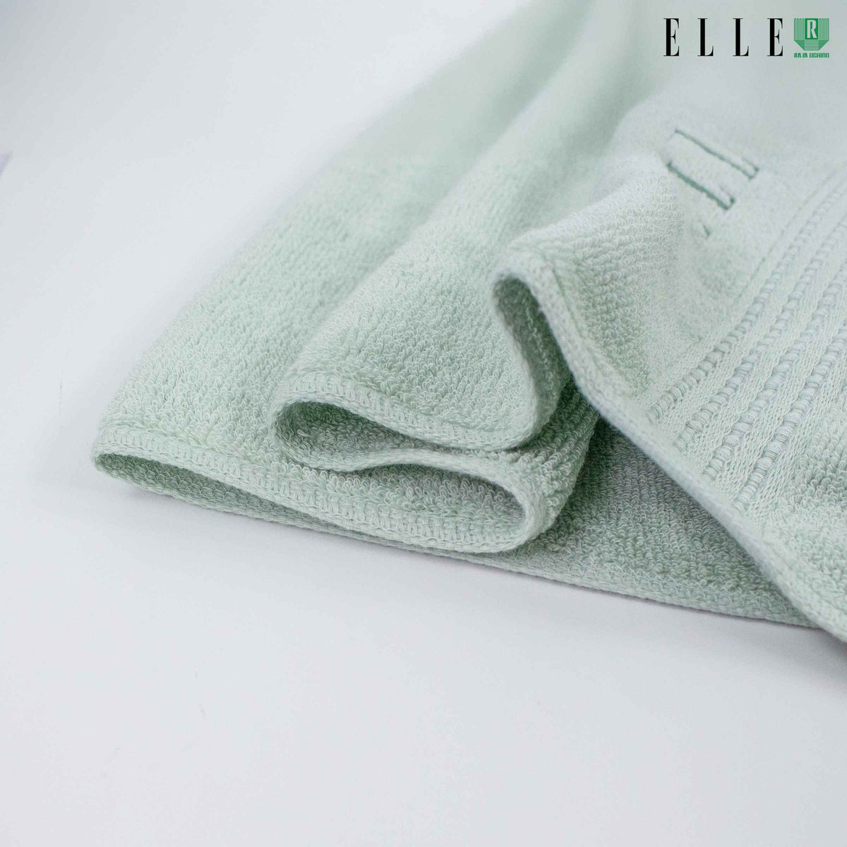 ELLE Towel สีใหม่ ผ้าขนหนูผลิตจากเส้นใยคอตตอน เส้นด้ายคู่ ผ้าเช็ดผม และผ้าเช็ดตัว มีขนาดให้เลือก (MGRTEC054) สีใหม่ล่าสุด