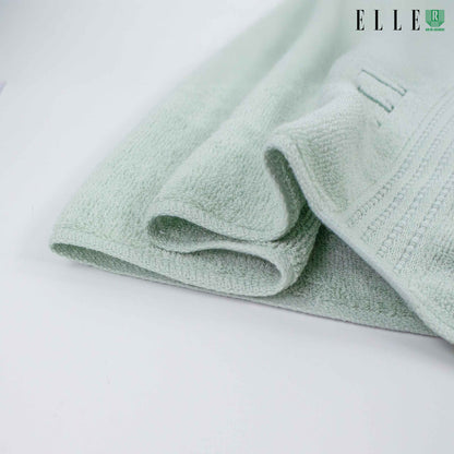 ELLE Towel สีใหม่ ผ้าขนหนูผลิตจากเส้นใยคอตตอน เส้นด้ายคู่ ผ้าเช็ดผม และผ้าเช็ดตัว มีขนาดให้เลือก (MGRTEC054) สีใหม่ล่าสุด