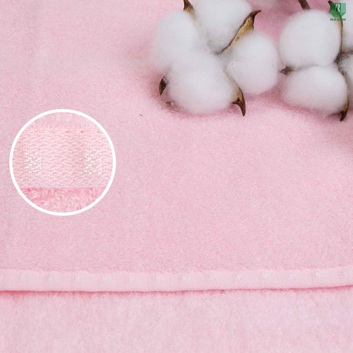 Raja UCHINO MOCHI TOUCH COLLECTION ผ้าขนหนูคอตตอนแท้ 100% Twist Free นุ่มฟู ซับน้ำดีเยี่ยม ขนาด 34x80 ซม. [MGRJUC010]