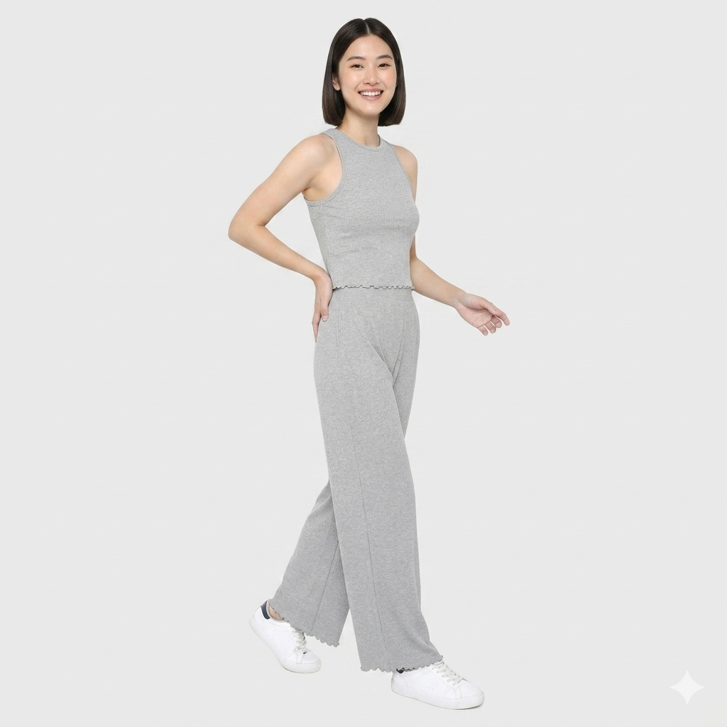 AROKAYA COLLAGEN LOUNGE PANTS กางเกงขายาวลดกลิ่น เส้นใยคอลลาเจนเย็นสบาย รุ่น AC4201