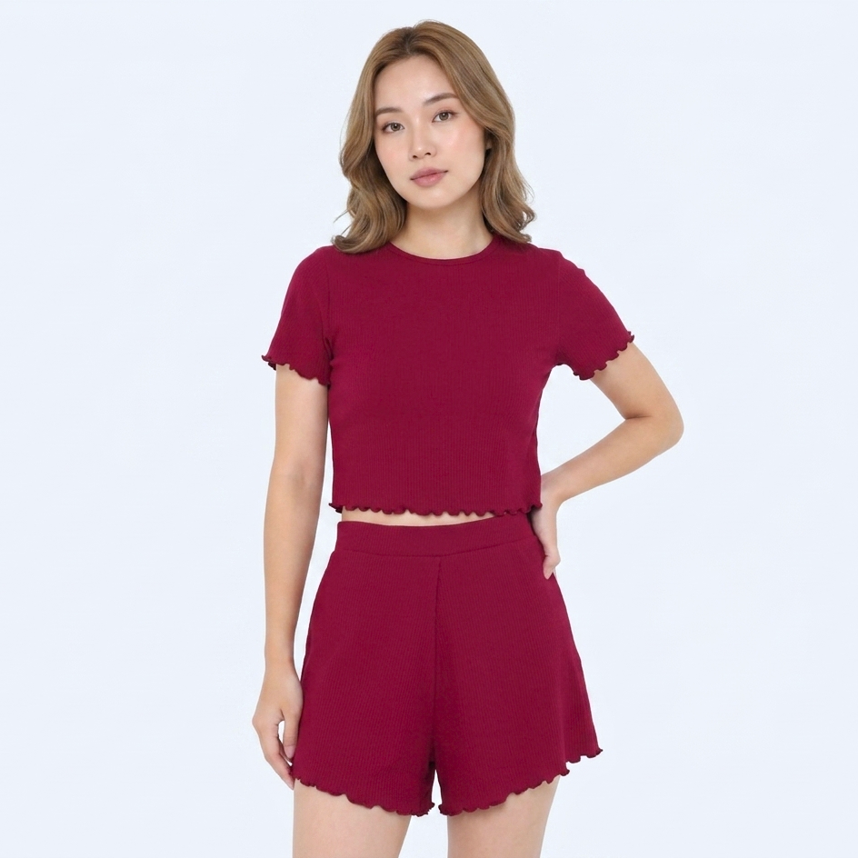 AROKAYA COLLAGEN SHORT PANTS กางเกงขาสั้นเส้นใยคลอลาเจนเย็นสบาย รุ่น AC4101