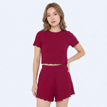 AROKAYA COLLAGEN SHORT PANTS กางเกงขาสั้นเส้นใยคลอลาเจนเย็นสบาย รุ่น AC4101
