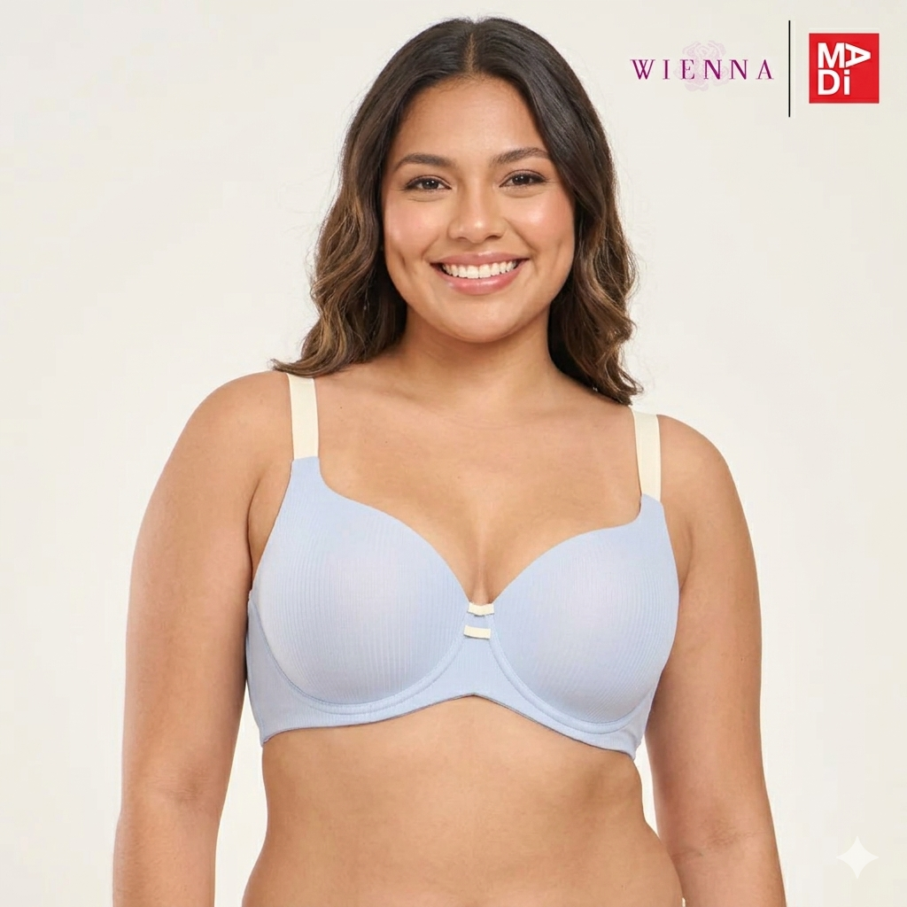 FULL MOON BRA Cotton Candy เสื้อในมีโครง คัพใหญ่ เต้าโมล ตัวเรียบ สีเนื้อ สีฟ้า สีเขียว รุ่น NB41461 และ รุ่น NB41462