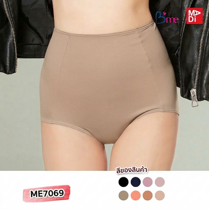 B'ME กางเกงในเอวสูง ตัวเรียบ เก็บพุง เก็บหน้าท้อง ใส่สบาย ตัวเดี่ยว รุ่น ME7069