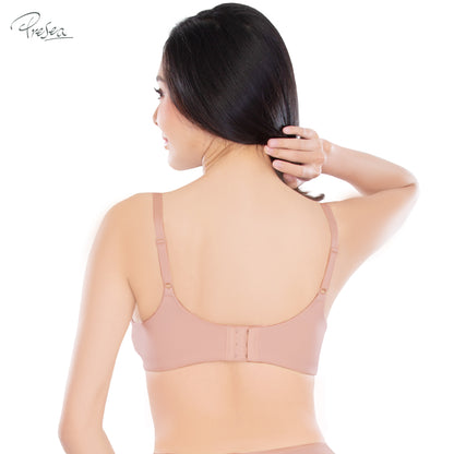 PRESEA SOFTBRA Smooth seamless bra เสื้อในไร้โครง ตัวเรียบ สีดำ สีเนื้อ สีชมพูกุหลาบป่า สีม่วงอ่อน รุ่น MA1511