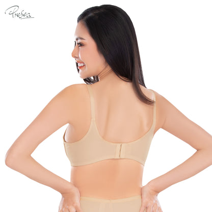 PRESEA SOFTBRA Comfort bra เสื้อในมีโครง ตัวเรียบ สีดำ สีเนื้อ รุ่น MA1702