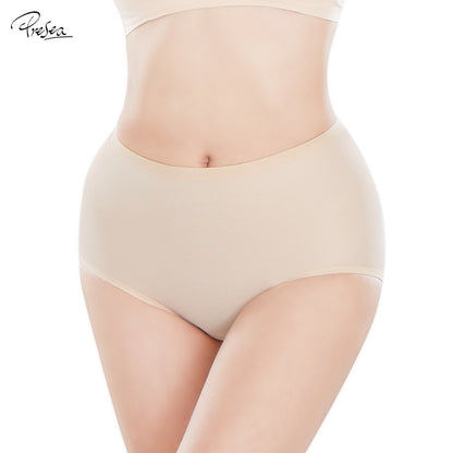 PRESEA SOFTBRA Light supportive panties กางเกงใน เอวสูง สีเนื้อ สีดำ รุ่น MA2101