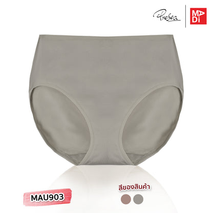 PRESEA SOFTBRA Basic panties กางเกงใน แบบเรียบ สีดำ สีเนื้อ สีเทา สีชมพู รุ่น MAU903