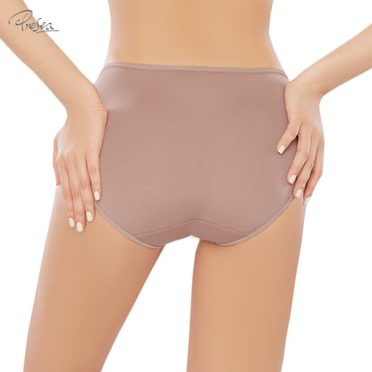 PRESEA SOFTBRA Basic panties กางเกงใน แบบเรียบ สีดำ สีเนื้อ สีเทา สีชมพู รุ่น MAU903