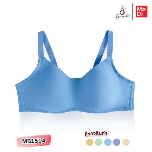 SGARLET PLUSSIZE Bubble bra เสื้อในไร้โครง สาวอวบ ตัวเรียบ สีเนื้อ สีเหลือง สีเขียวอ่อน สีฟ้าอ่อน สีม่วงอ่อน รุ่น MB1514