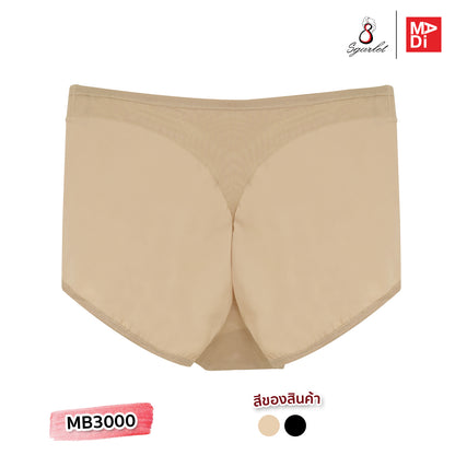 SGARLET PLUSSIZE Hip panties กางเกงใน สาวอวบ กระชับหน้าท้อง สีเบจ สีดำ รุ่น MB3000