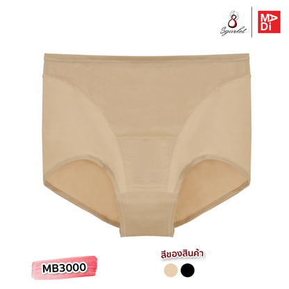 SGARLET PLUSSIZE Hip panties กางเกงใน สาวอวบ กระชับหน้าท้อง สีเบจ สีดำ รุ่น MB3000