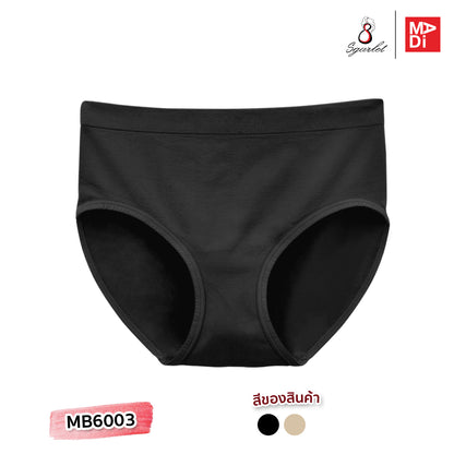 SGARLET PLUSSIZE Seamless panties กางเกงชั้นใน ไร้ตะเข็บ สาวอวบ สีเนื้อ สีดำ รุ่น MB6003