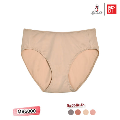 SGARLET PLUSSIZE Panties กางเกงใน สาวอวบ ตัวเรียบ สีโอลด์โรส สีเนื้อ สีดำ สีช็อกโกแลต สีกะปิ รุ่น MB6000