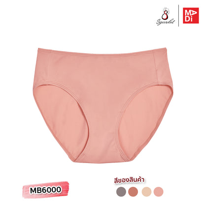 SGARLET PLUSSIZE Panties กางเกงใน สาวอวบ ตัวเรียบ สีโอลด์โรส สีเนื้อ สีดำ สีช็อกโกแลต สีกะปิ รุ่น MB6000