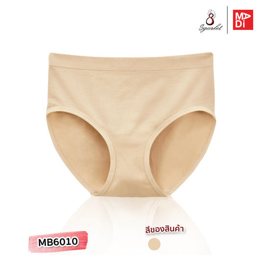 SGARLET PLUSSIZE Seamless panties กางเกงใน ไร้ตะเข็บ สาวอวบ ฟรีไซซ์ สีเนื้อ รุ่น MB6010