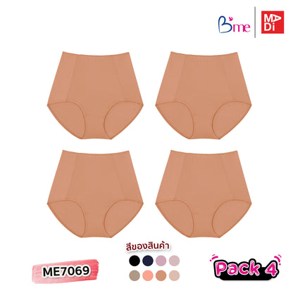 B'ME กางเกงในเอวสูง ตัวเรียบ เก็บพุง เก็บหน้าท้อง ใส่สบาย รุ่น ME7069