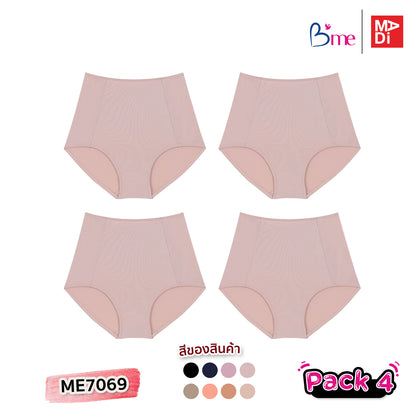B'ME กางเกงในเอวสูง ตัวเรียบ เก็บพุง เก็บหน้าท้อง ใส่สบาย รุ่น ME7069