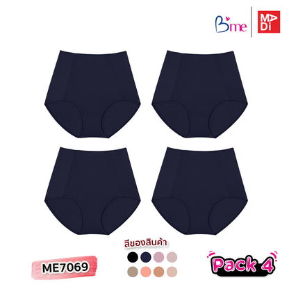 B'ME กางเกงในเอวสูง ตัวเรียบ เก็บพุง เก็บหน้าท้อง ใส่สบาย รุ่น ME7069