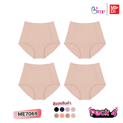 B'ME กางเกงในเอวสูง ตัวเรียบ เก็บพุง เก็บหน้าท้อง ใส่สบาย รุ่น ME7069