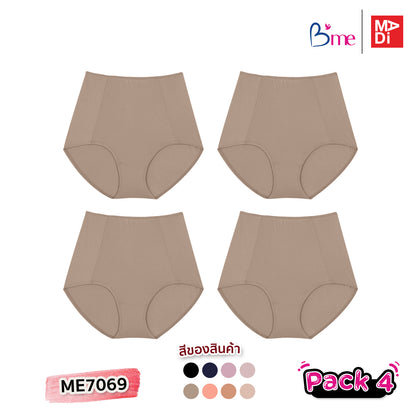 B'ME กางเกงในเอวสูง ตัวเรียบ เก็บพุง เก็บหน้าท้อง ใส่สบาย รุ่น ME7069