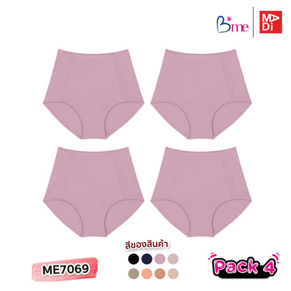 B'ME กางเกงในเอวสูง ตัวเรียบ เก็บพุง เก็บหน้าท้อง ใส่สบาย รุ่น ME7069