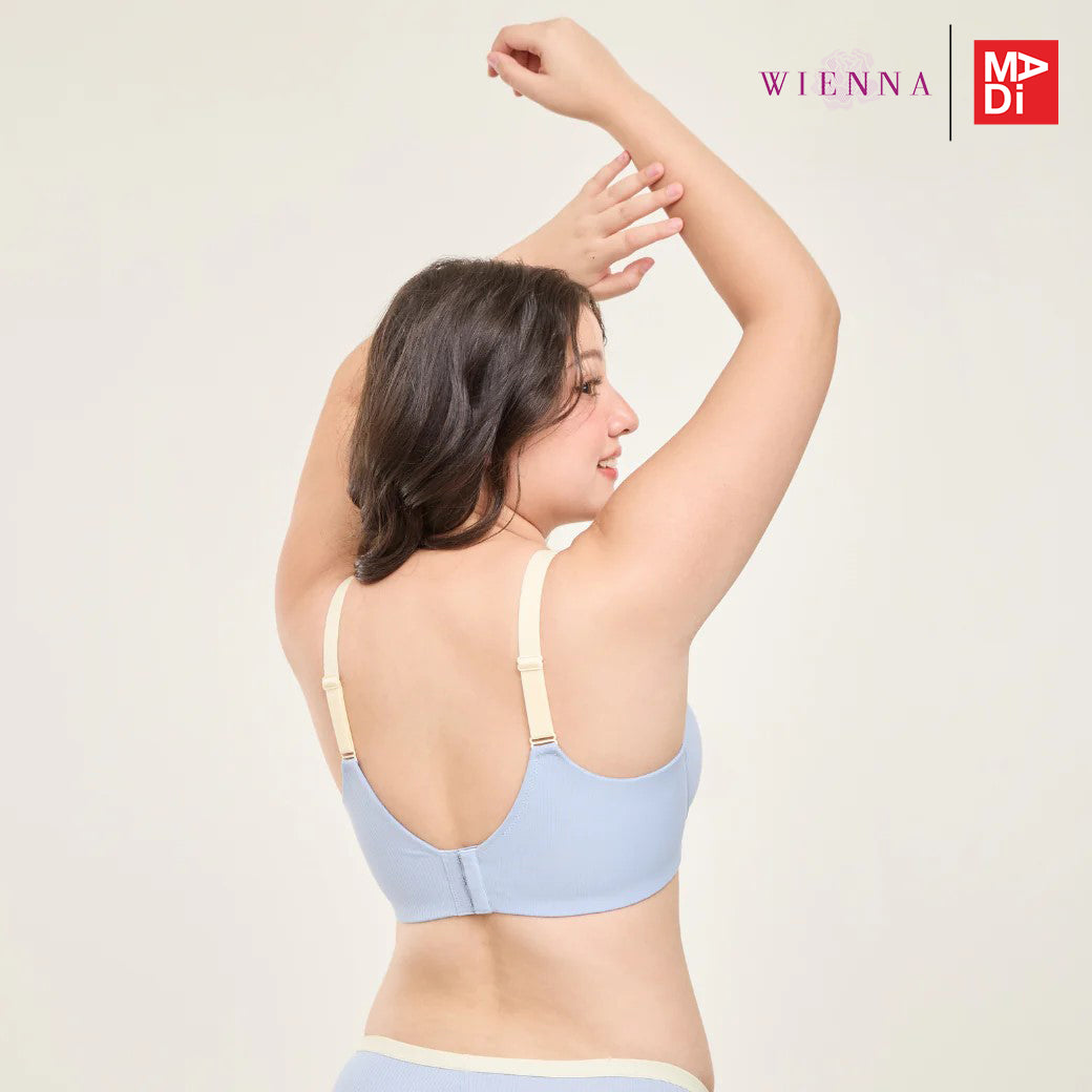 FULL MOON BRA Cotton Candy เสื้อในมีโครง คัพใหญ่ เต้าโมล ตัวเรียบ สีเนื้อ สีฟ้า สีเขียว รุ่น NB41461 และ รุ่น NB41462