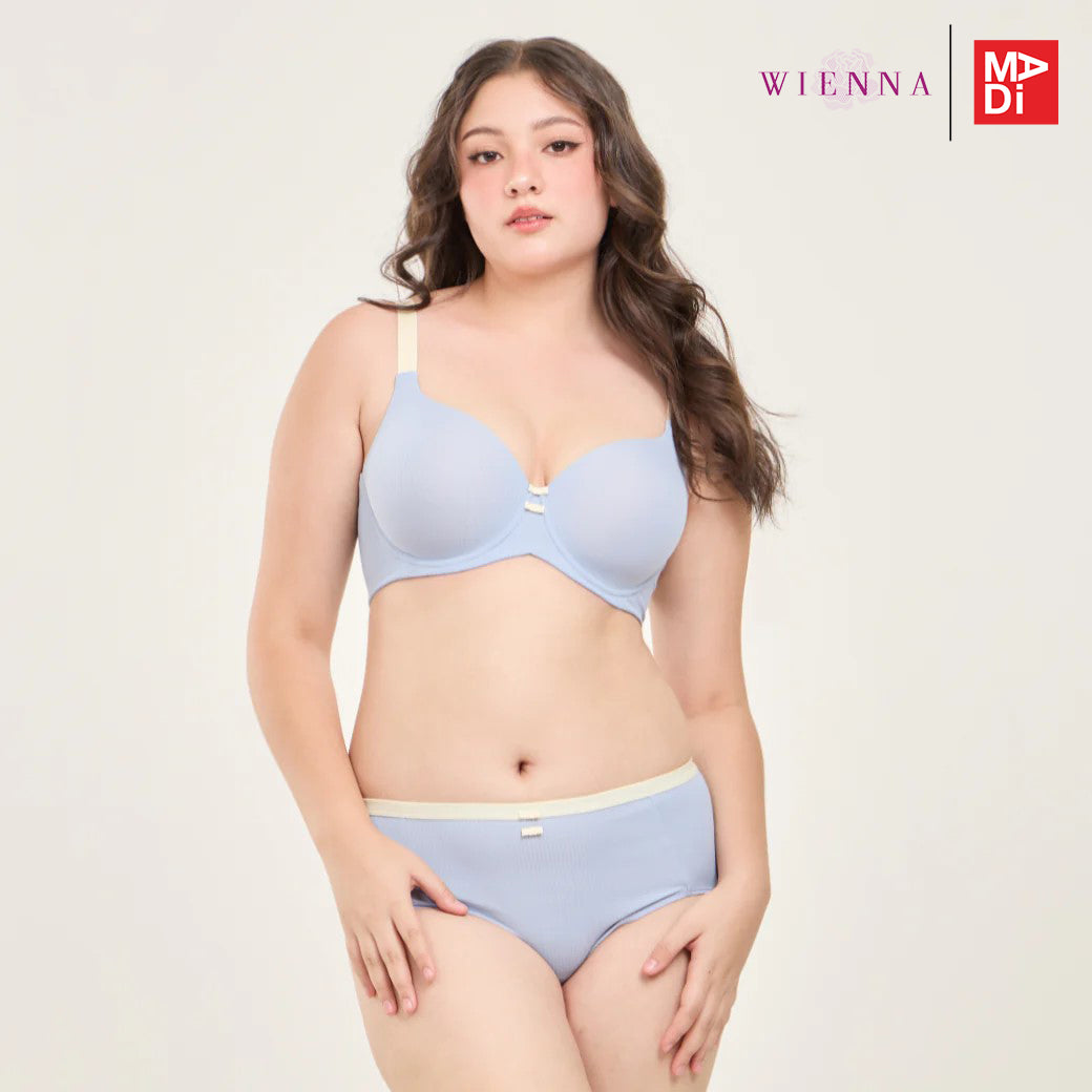 FULL MOON BRA Cotton Candy เสื้อในมีโครง คัพใหญ่ เต้าโมล ตัวเรียบ สีเนื้อ สีฟ้า สีเขียว รุ่น NB41461 และ รุ่น NB41462