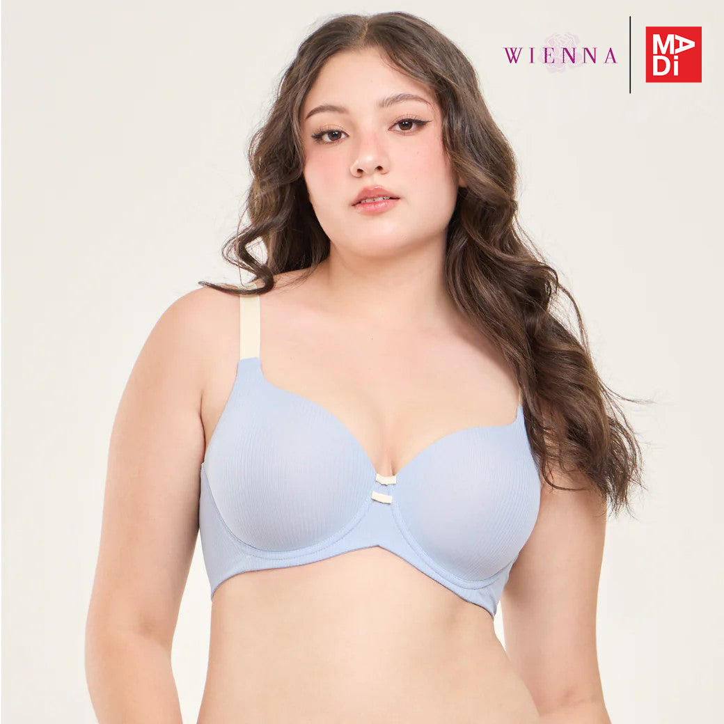 FULL MOON BRA Cotton Candy เสื้อในมีโครง คัพใหญ่ เต้าโมล ตัวเรียบ สีเนื้อ สีฟ้า สีเขียว รุ่น NB41461 และ รุ่น NB41462
