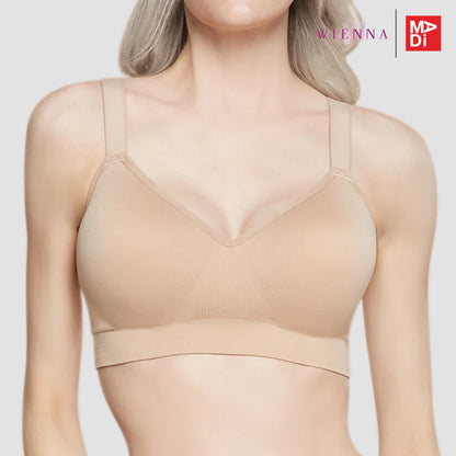 FULL MOON BRA (Wireless SmartSize) เสื้อในไร้โครง สาวคัพใหญ่ ตัวเรียบ รุ่น NB45405