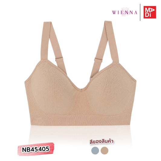 FULL MOON BRA (Wireless SmartSize) เสื้อในไร้โครง สาวคัพใหญ่ ตัวเรียบ รุ่น NB45405