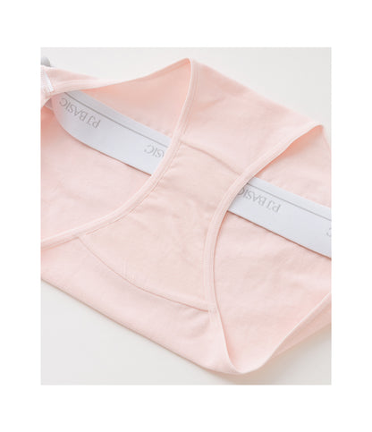 [PJ Basic] Cotton mix Logo non-wired Shorts