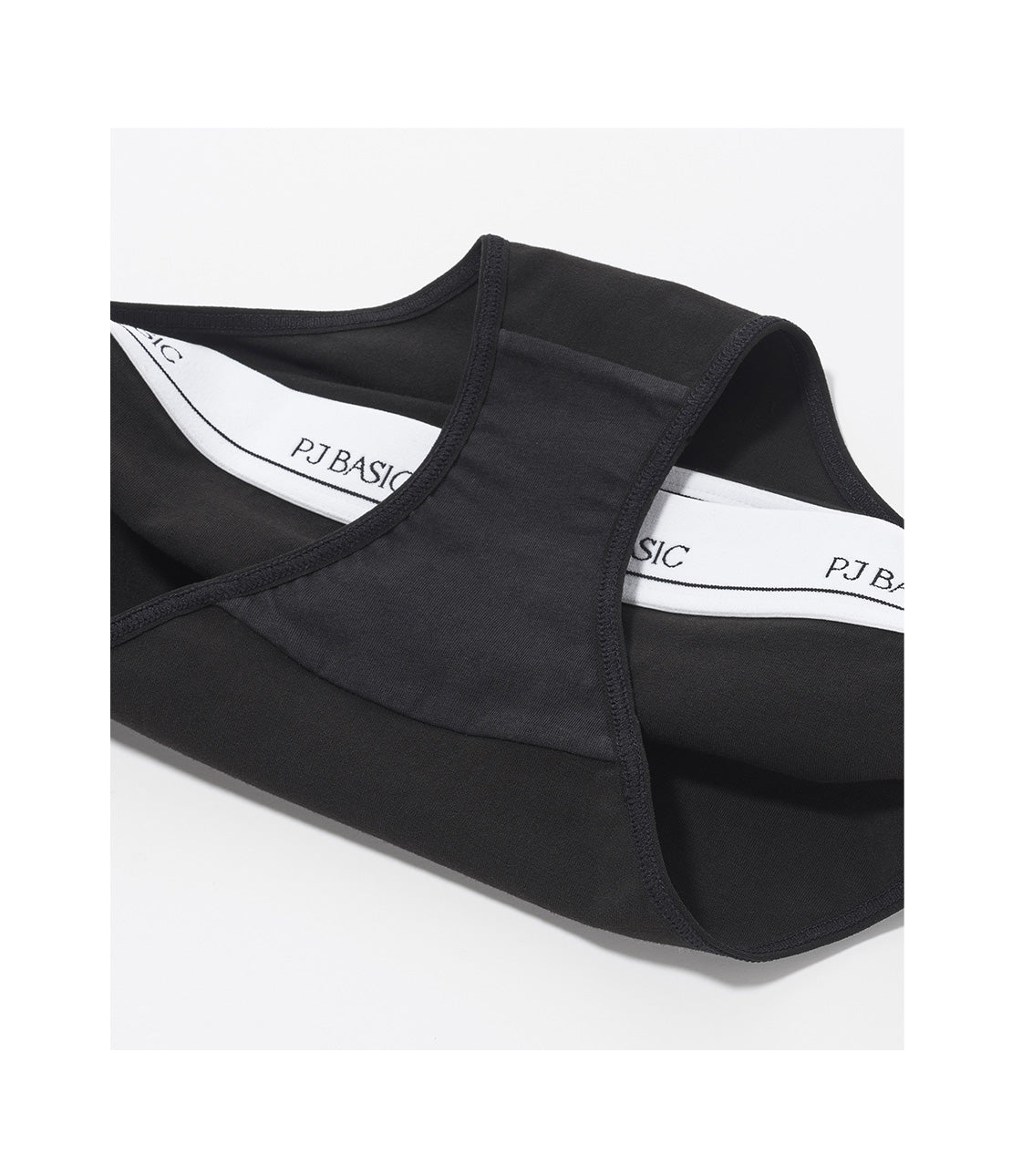 [PJ Basic] Cotton mix Logo non-wired Shorts
