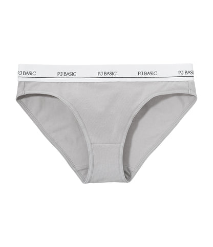 [PJ Basic] Cotton mix Logo non-wired Shorts