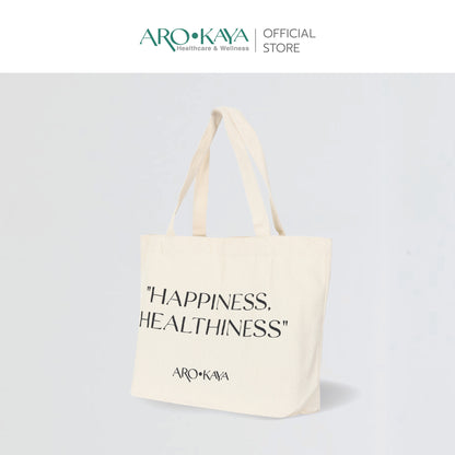 AROKAYA Tote Bag Collection – กระเป๋าผ้าอเนกประสงค์สไตล์มินิมอล จุของได้เยอะ พกพาง่าย